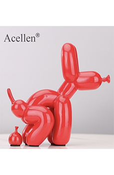 sculpture caniche en action